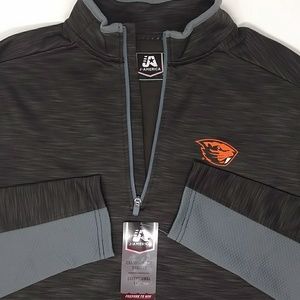 J America NCAA Adult Men First Down II 1//2 Zip